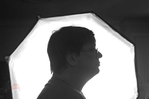 Rim lighting experiment - monochrome